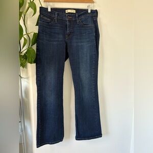 Levi's Dark Blue Curvy Boot Flare Jeans SZ:10M